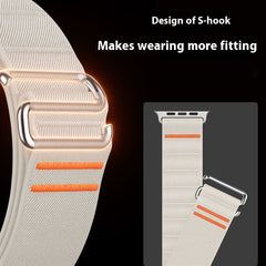 Elastic Nylon Watchband Stainless Steel Buckle