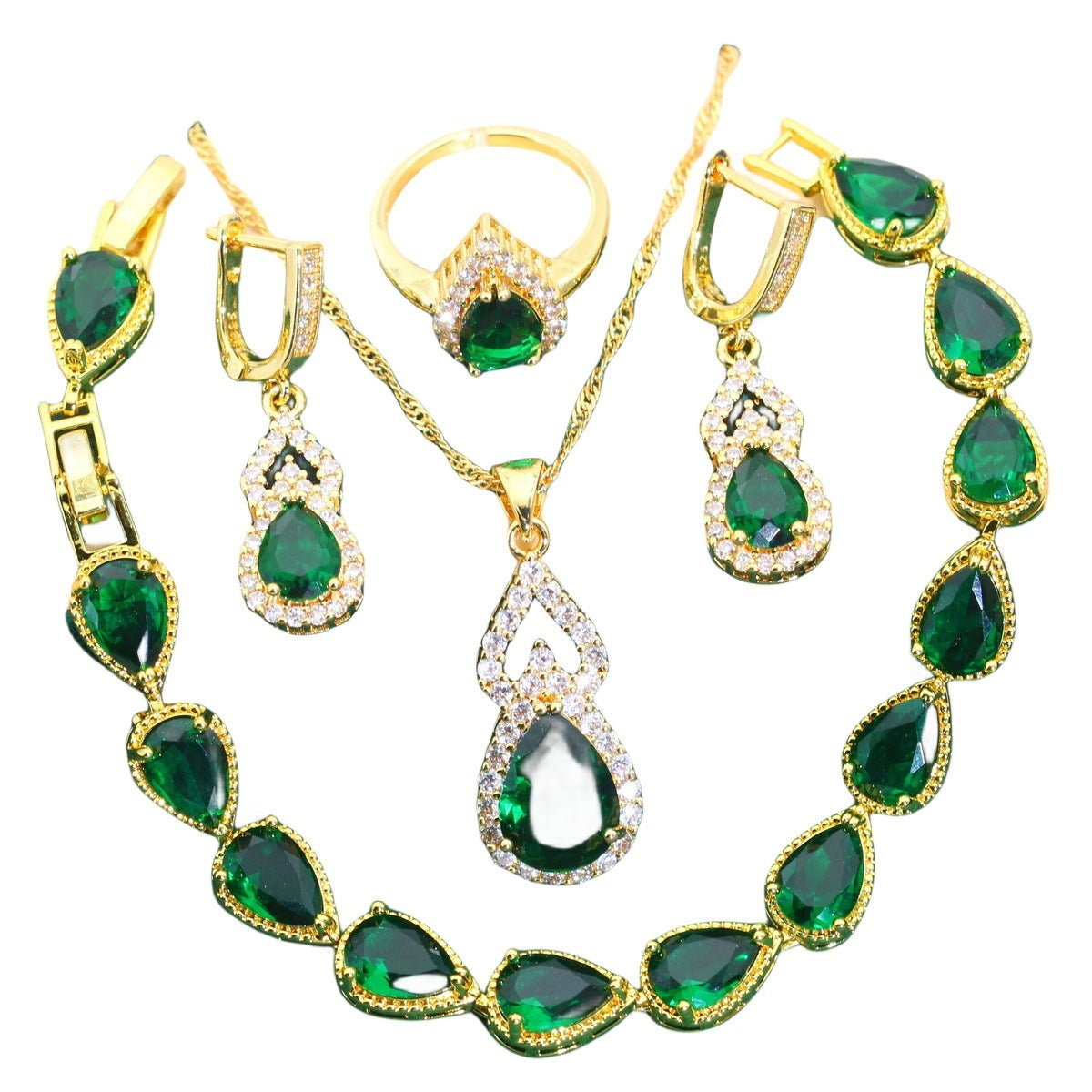 High-end Bridal Jewelry Accessories Set Fashion