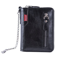 Multiple Card Slots Large Capacity Two-fold Zipper Cash And Card Versatile Bag