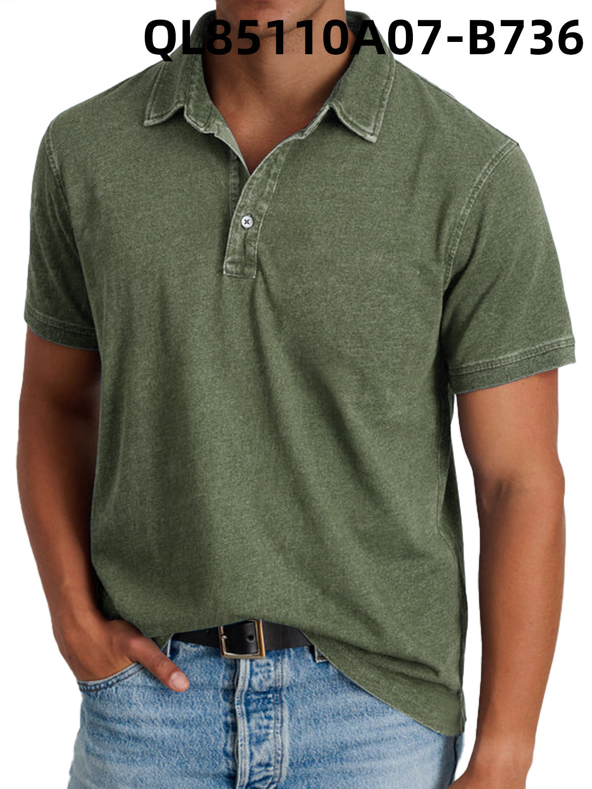 Men's Loose Trendy Short Sleeve Lapel Shirt