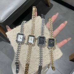 Women's Fashion Pearl Bracelet Watch